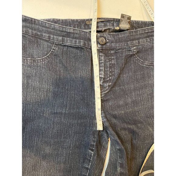 Tahari Womens Straight Leg Emma Jeans M8874200 Dark Wash Denim Blue Size 6 - Picture 6 of 10